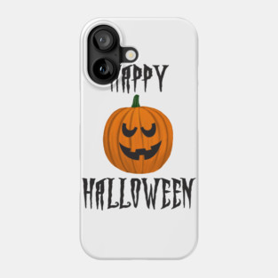 Happy Halloween Scary Jack O Lantern Smile Phone Case