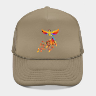 Watercolor Phoenix Hat