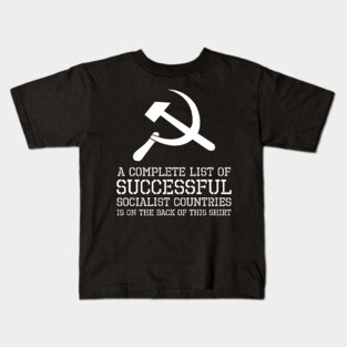 Funny Anti Socialist Government - Libertarian & Conservative Kids T-Shirt