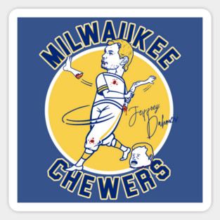 Jeffery Dahmer Milwaukee Chewers Sticker
