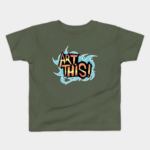 ART THIS Kids T-Shirt by droidmonkey