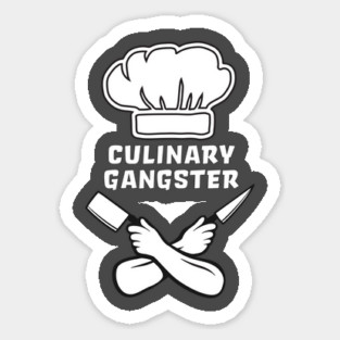 Cooking Chef Culinary Gangster Sticker