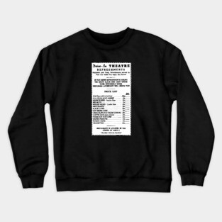 Drive-In Menu Crewneck Sweatshirt