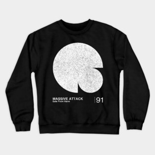 Massive Attack / Minimalist Graphic Artwork Design Crewneck Sweatshirt