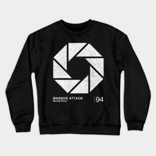 Massive Attack / Minimalist Graphic Artwork Design Crewneck Sweatshirt