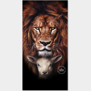 Lion and the lamb Posters and Art