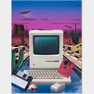 Computer Desert Posters and Art