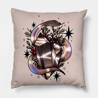 Winter Magical Snake Pillow