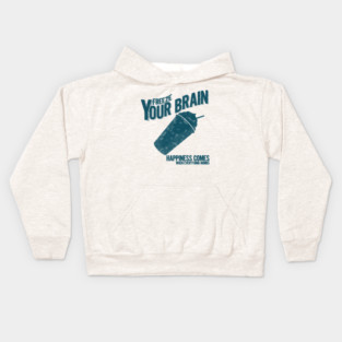 Freeze Your Brain-Heathers Kids Hoodie