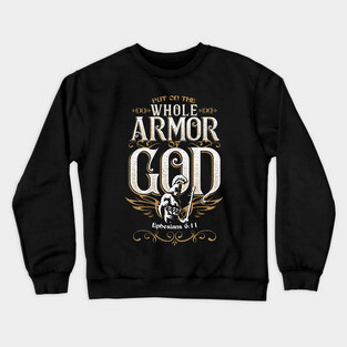 Bible Verse Armor of God Gift for Christian Crewneck Sweatshirt
