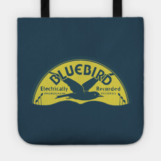 Bluebird label worn Tote