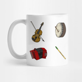 Irish Music Sticker Pack St Patricks Day Mug