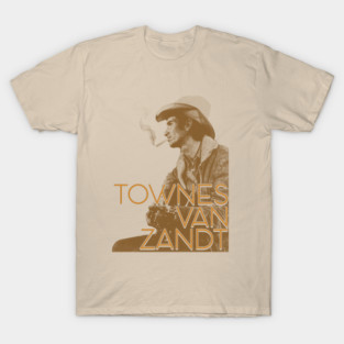 Townes Van Zandt - Live is to Fly Retro FanArt T-Shirt