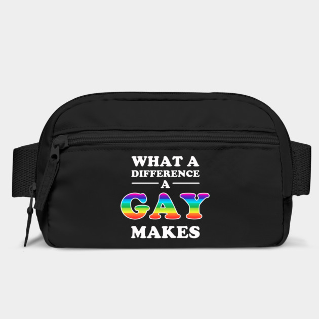 What A Difference A Gay Makes by dumbshirts
