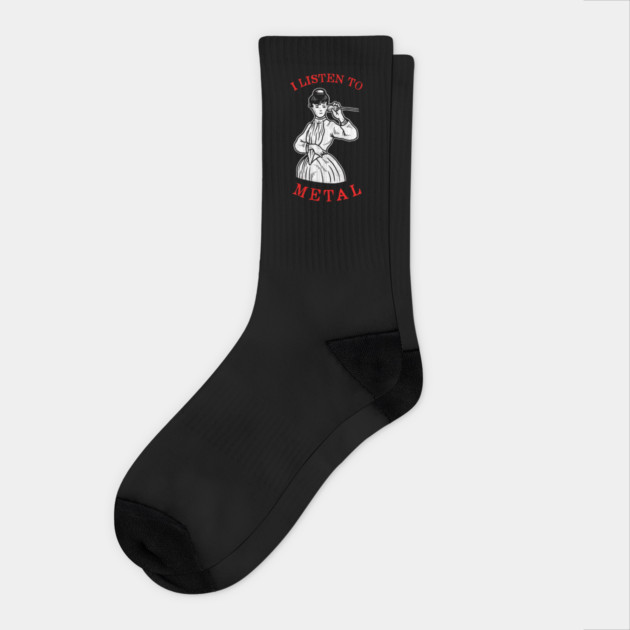 I Listen To Metal Socks by dumbshirts