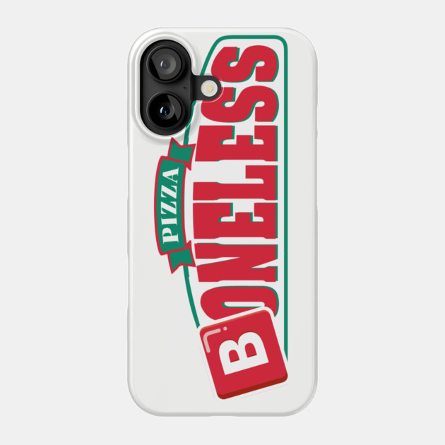 Boneless Pizza B Emoji Phone Case by dumbshirts