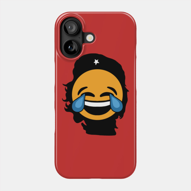 Che Guevara Crying Emoji Phone Case by dumbshirts
