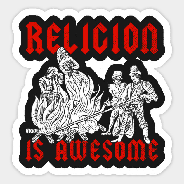 Religion Is Awesome! Magnet by dumbshirts