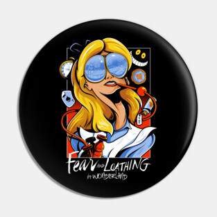 Fear and Loathing in Wonderland Pin