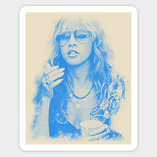Stevie Nicks Retro - Young Mystic FanArt Sticker
