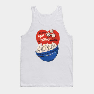 a polyamorous popcorn valentine Tank Top