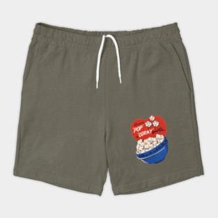 a polyamorous popcorn valentine Shorts