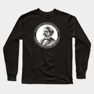 Mark Twain - Fool People Long Sleeve T-Shirt
