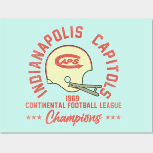 Indianapolis Capitols [Vintage Distressed] Posters and Art