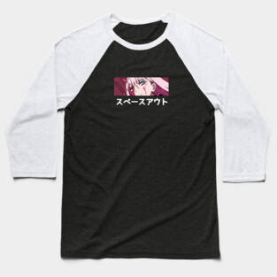 Darling in the Franxx  Zero Two Color Anime Manga Girl Text Baseball T-Shirt