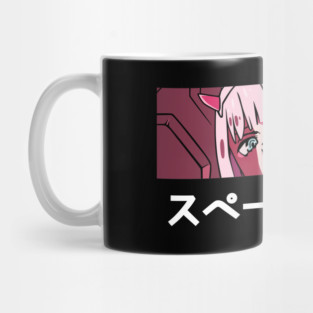 Darling in the Franxx  Zero Two Color Anime Manga Girl Text Mug