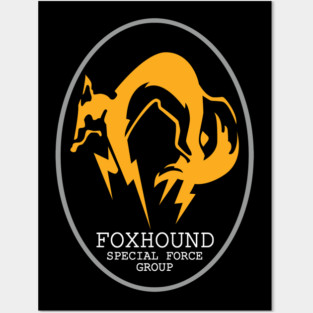 Foxhound Special Force Group metal gear solid Posters and Art
