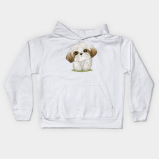 Cute Shih Tzu Kids Hoodie