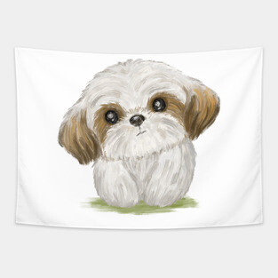 Cute Shih Tzu Tapestry