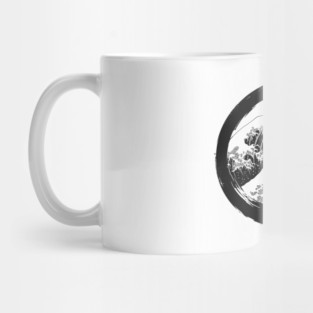 The Great Sumi Wave Mug