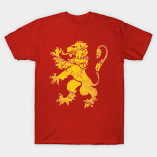 Gold Lion Rampant T-Shirt