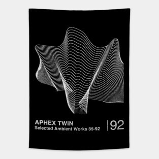 Selected Ambient Works / Minimalist Graphic Design Fan Art Tapestry