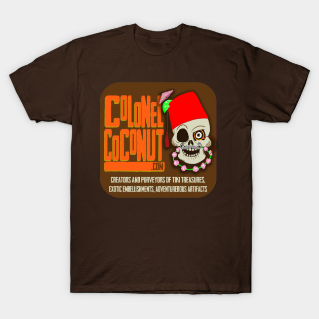 Colonel Coconut Logo T-Shirt by colonelcoconut