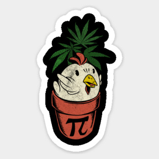 Chicken Pot Pi Sticker