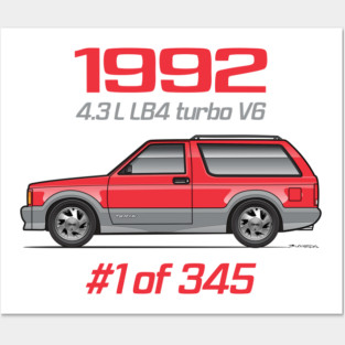 1992-Apple Red and Gray Posters and Art