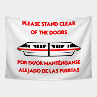 Monorail Warning: Red Tapestry