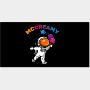 MCCREAMY ASTRONAUT Posters and Art