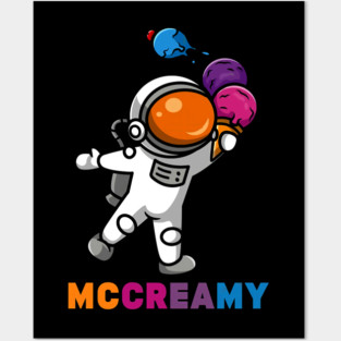 McCreamy Astronaut Posters and Art