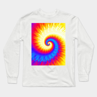 Tie Dye 02, fire and ice Long Sleeve T-Shirt