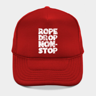 Rope Drop Non-Stop Retro Vintage Distressed Hat