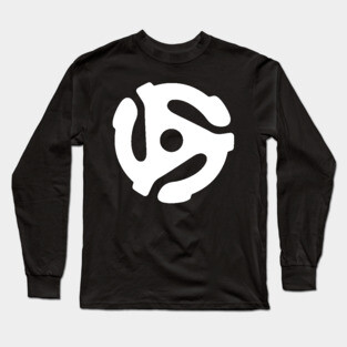 Vinyl Record Adaptor Long Sleeve T-Shirt