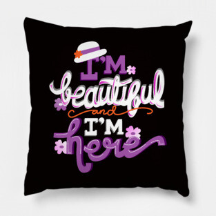 The Color Purple Quote Pillow