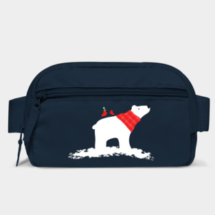 Classic Christmas Holiday polar bear Bag