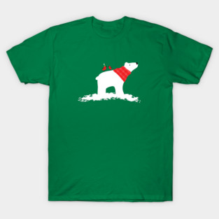 Classic Christmas Holiday polar bear T-Shirt