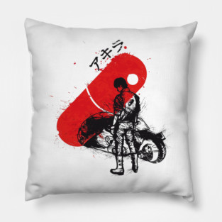 Red Sun Akira Pillow
