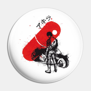 Red Sun Akira Pin